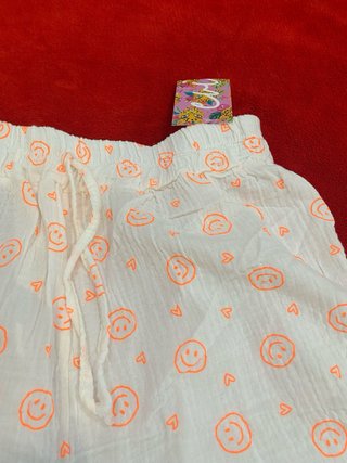 Shorts Evishop Talla Única Estampado Smiley
