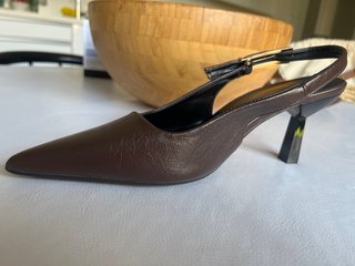 Sandalias de tacón Shein marrón oscuro