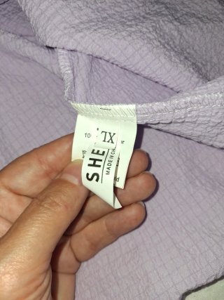 Blusa malva talla XL grande.