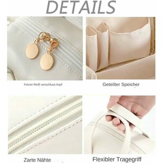 Neceser maquillaje sintético multifuncional blanco