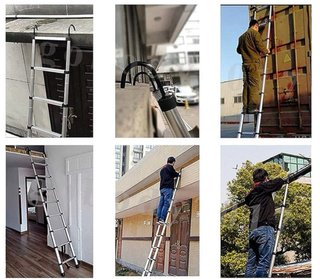 Escalera Aluminio 5M Ajustable