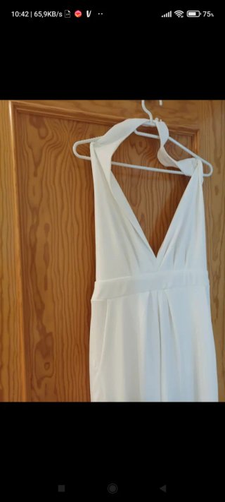 BAJADA de precio!!Traje de novia pantalón blanco