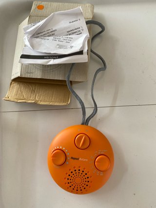Radio Repsol Butano Naranja Vintage