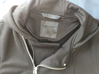 Chaqueta Zara Man Negra Cierre Cruzado