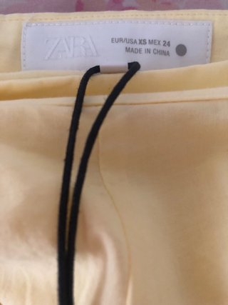 Falda larga Zara amarilla Talla XS