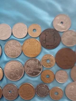 Lote de monedas antiguas 30 monedas