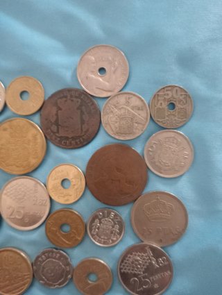 Lote de monedas antiguas 30 monedas