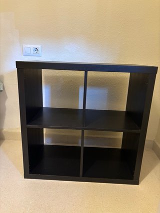 Scaffale Ikea 4 cubi nero