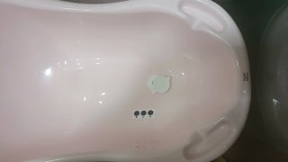 Bañera bebé con patas alta