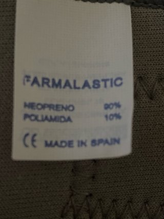 Muñequera Farmalastic Talla Única Neopreno Térmico