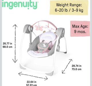 Hamaca Columpio Ingenuity Bebé