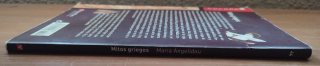Libro de literatura clásica "Mitos Griegos"