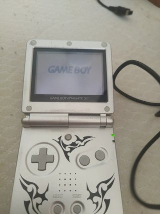 Nintendo Game Boy Advance SP Plata Tribal