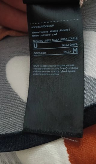 Blazer Kimono Talla Única Estampado