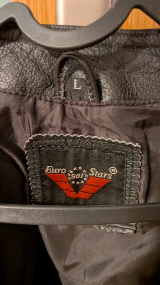 Chaleco Motorista Cuero Negro Live to Ride