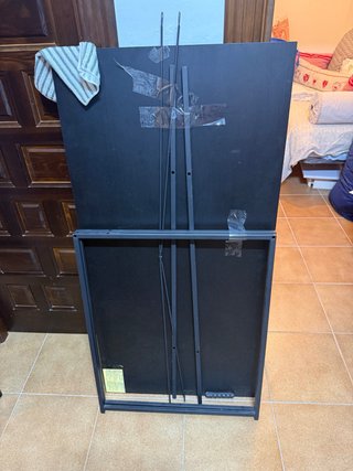 Escritorio Amazon Negro Metal/Madera