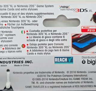 Case Nintendo 2DS /NEW 3DS XL/3ds XL/ 3DS Pokemon