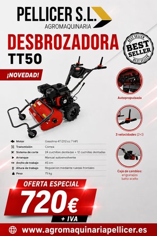 Desbrozadora Pellicer WBC 508