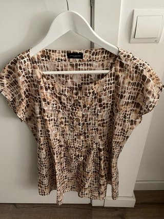 Blusa Javier Simorra Talla 40 Manga Corta