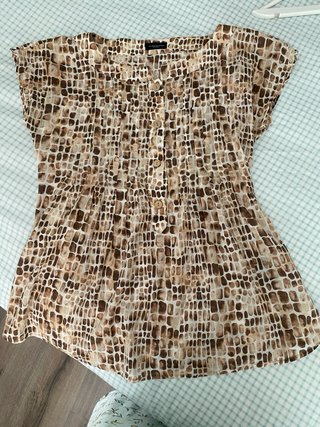 Blusa Javier Simorra Talla 40 Manga Corta