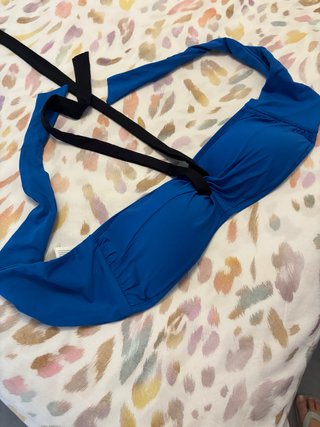 Top bikini Polo Ralph Lauren azul