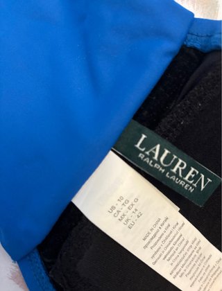 Top bikini Polo Ralph Lauren azul