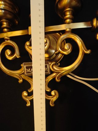 Aplique de pared Mariner dorado