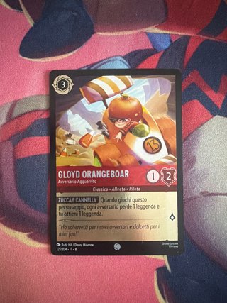 Gloyd Orangeboar Foil - Disney Lorcana