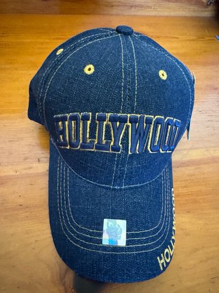 Cappellino Denim Hollywood Blu Oro