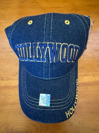 Cappellino Denim Hollywood Blu Oro