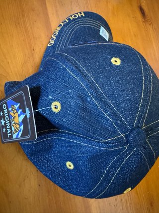 Cappellino Denim Hollywood Blu Oro