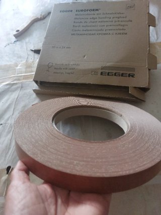 Canto melaminizado pre-encolado Peral