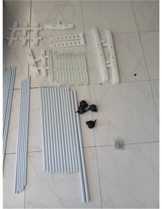 Asciugatrice verticale pieghevole NK a 4 livelli - 6 vassoi retraibili + 2 ali laterali con supporto per appendini + scarpiera - Ruote