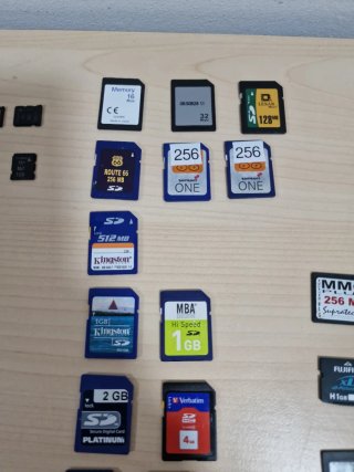 Lote Tarjetas Memoria SD/MMC Varias