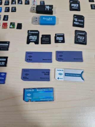 Lote Tarjetas Memoria SD/MMC Varias