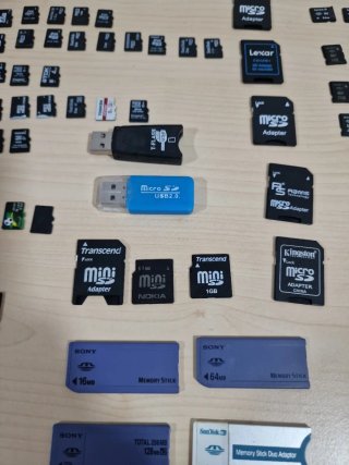 Lote Tarjetas Memoria SD/MMC Varias