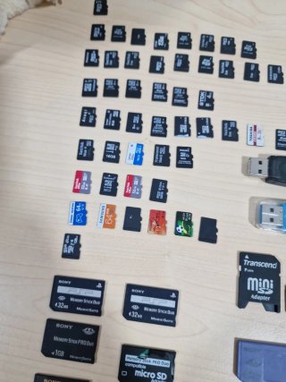 Lote Tarjetas Memoria SD/MMC Varias