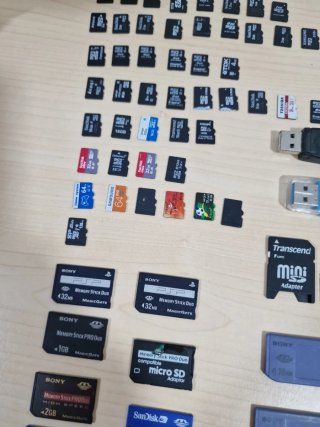 Lote Tarjetas Memoria SD/MMC Varias