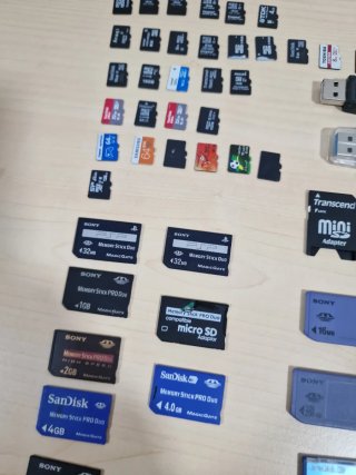 Lote Tarjetas Memoria SD/MMC Varias