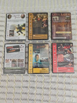 Lote 6 Film DVD Nuovi Sigillati