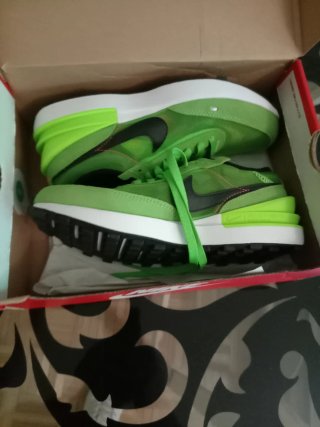 Zapatillas Nike Talla 38.5 Verde y Negro