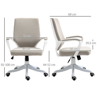 Sedia da Ufficio Ergonomica con Altezza Regolabile