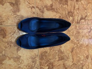 Zapatos de tacón azules