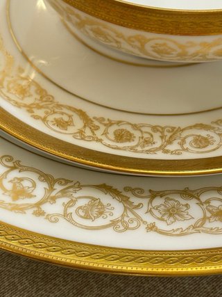 Juego de vajilla Limoges de porcelana