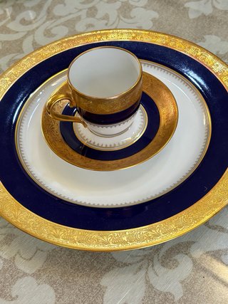 Juego de vajilla Limoges de porcelana