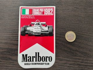 Set 4 Adesivi Marlboro Anni 80