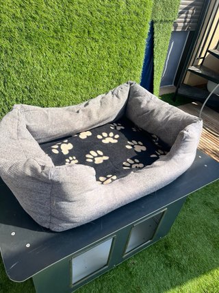 Caseta exterior para perro fabricada en Dibond 4mm