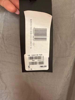 Vestido Atlein Paris gris talla única