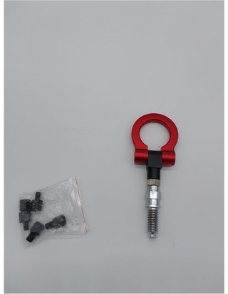 Kit de anillo de remolque universal para remolque de coche - kit de gancho de remolque delantero de aleación de aluminio para rem