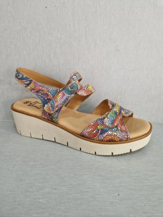Sandalias Piel Talla 37 Multicolor nuevas